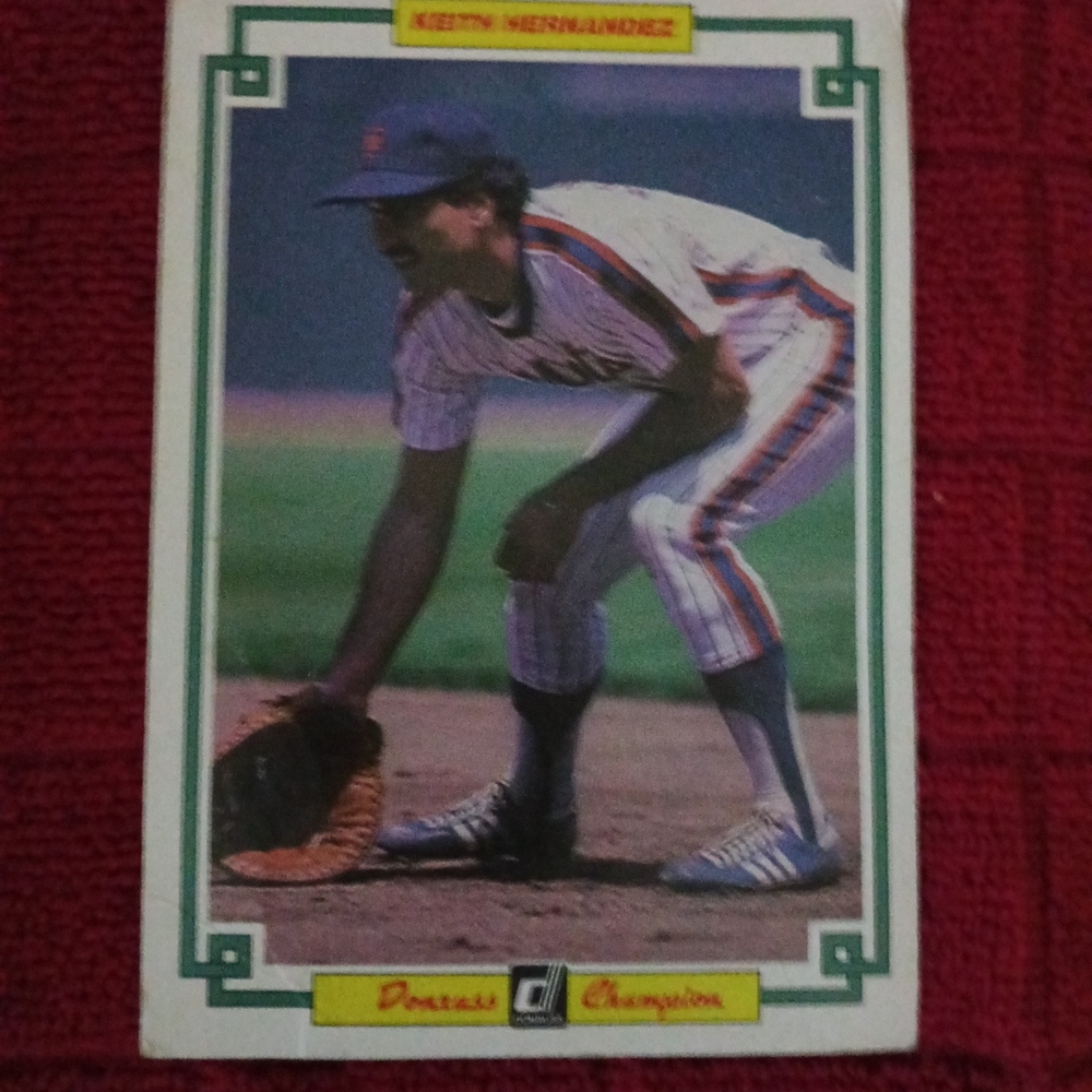 Donruss Champion Baseball Trading Card - White and Blue